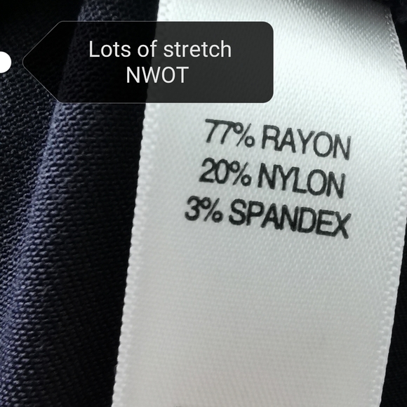 SIZE 12 COUNTERPARTS, NAVY DRESS PANTS NWOT - Picture 5 of 6